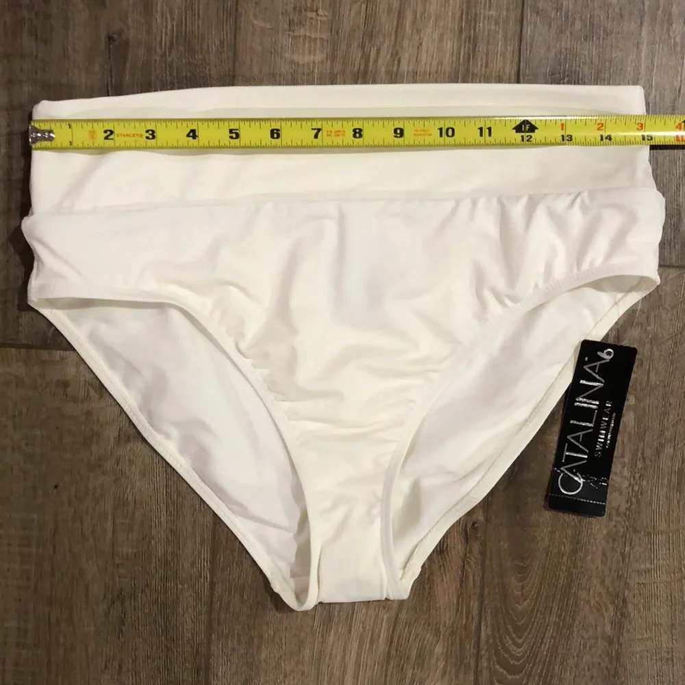 NWT! - CATALINA SWIMWEAR Cream & Gold Bikini Set